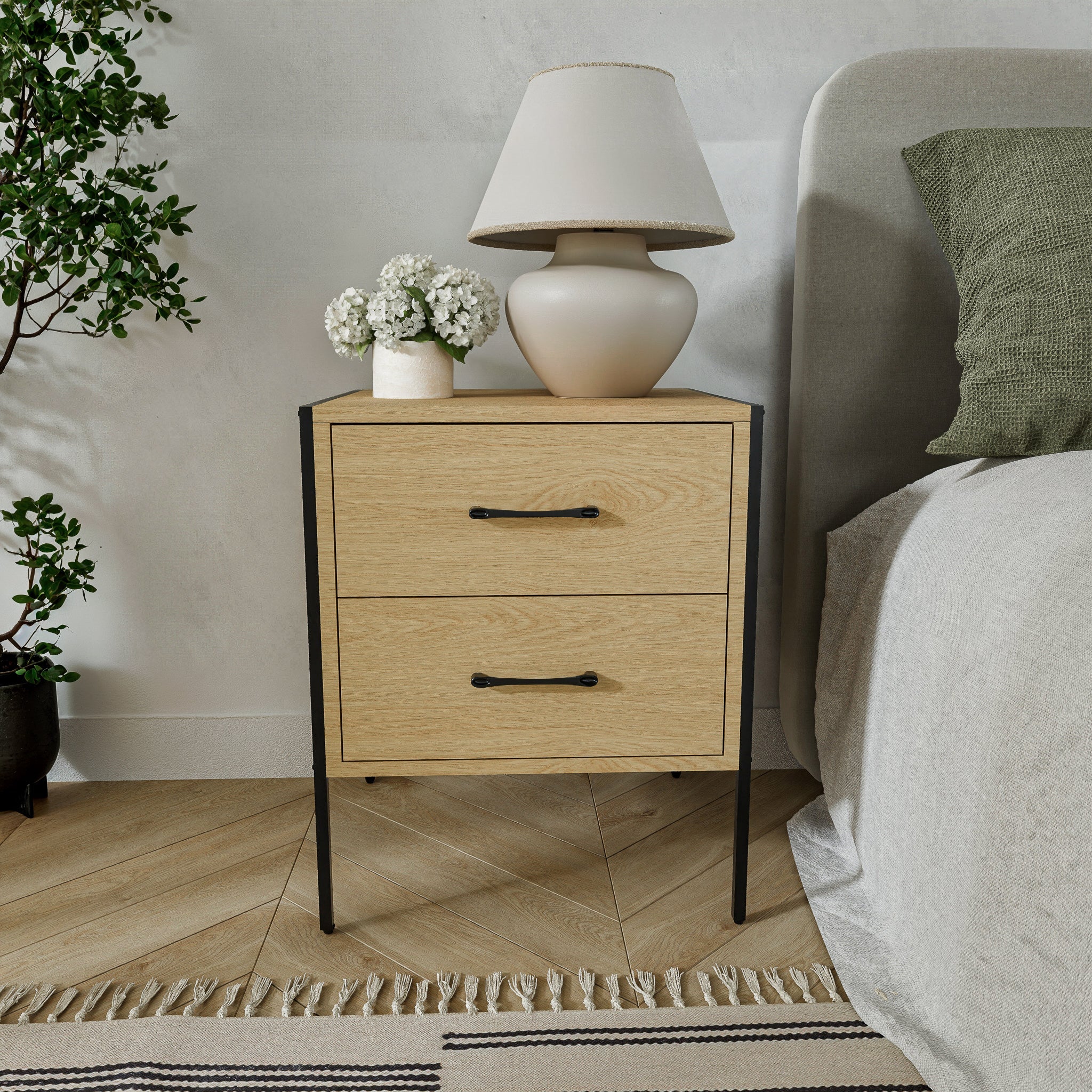 שידת לילה מודרנית לחדר שינה דגם ליסה