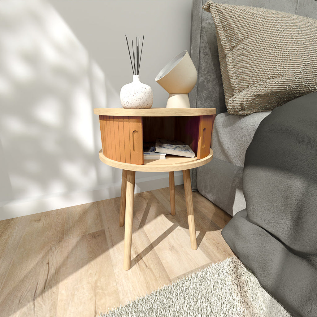 שידת לילה מודרנית לחדר שינה דגם רפאל