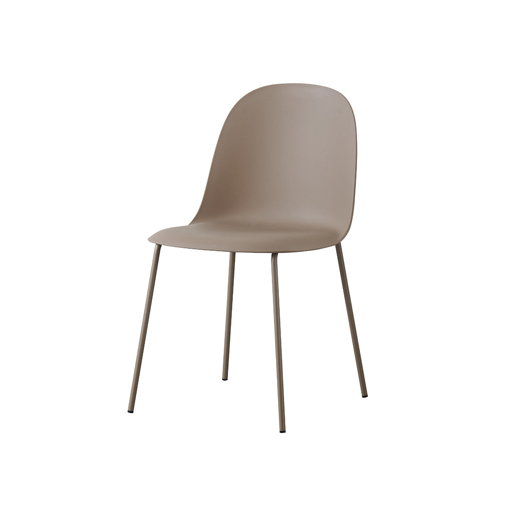 סט 4 כסאות לפינת אוכל - דגם זואי חום בהיר סט 4 כסאות