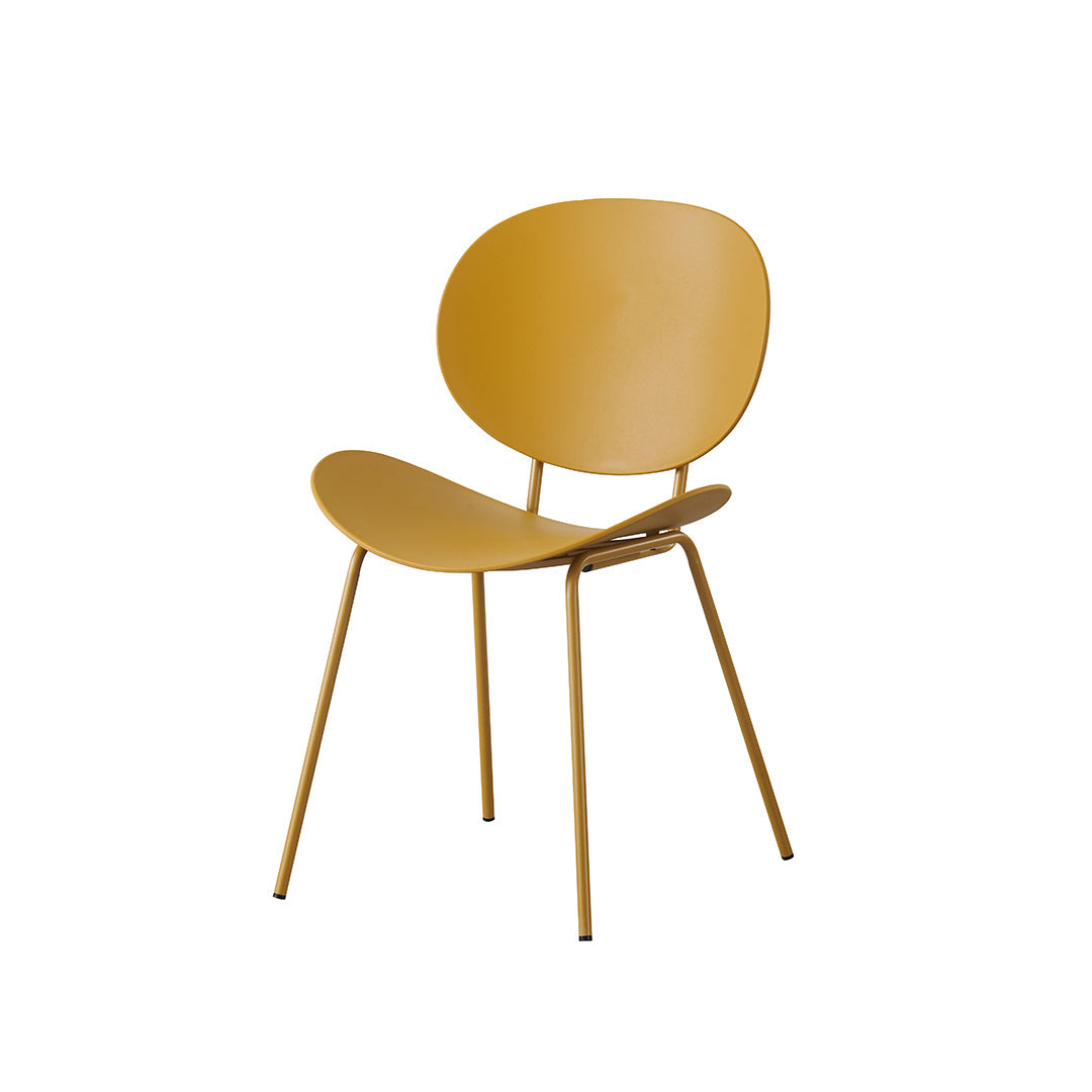 סט 4 כסאות לפינת אוכל דגם לין צהוב סט 4 כסאות