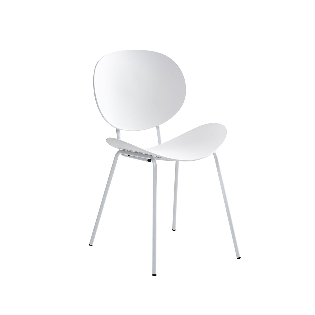 סט 4 כסאות לפינת אוכל דגם לין לבן סט 4 כסאות