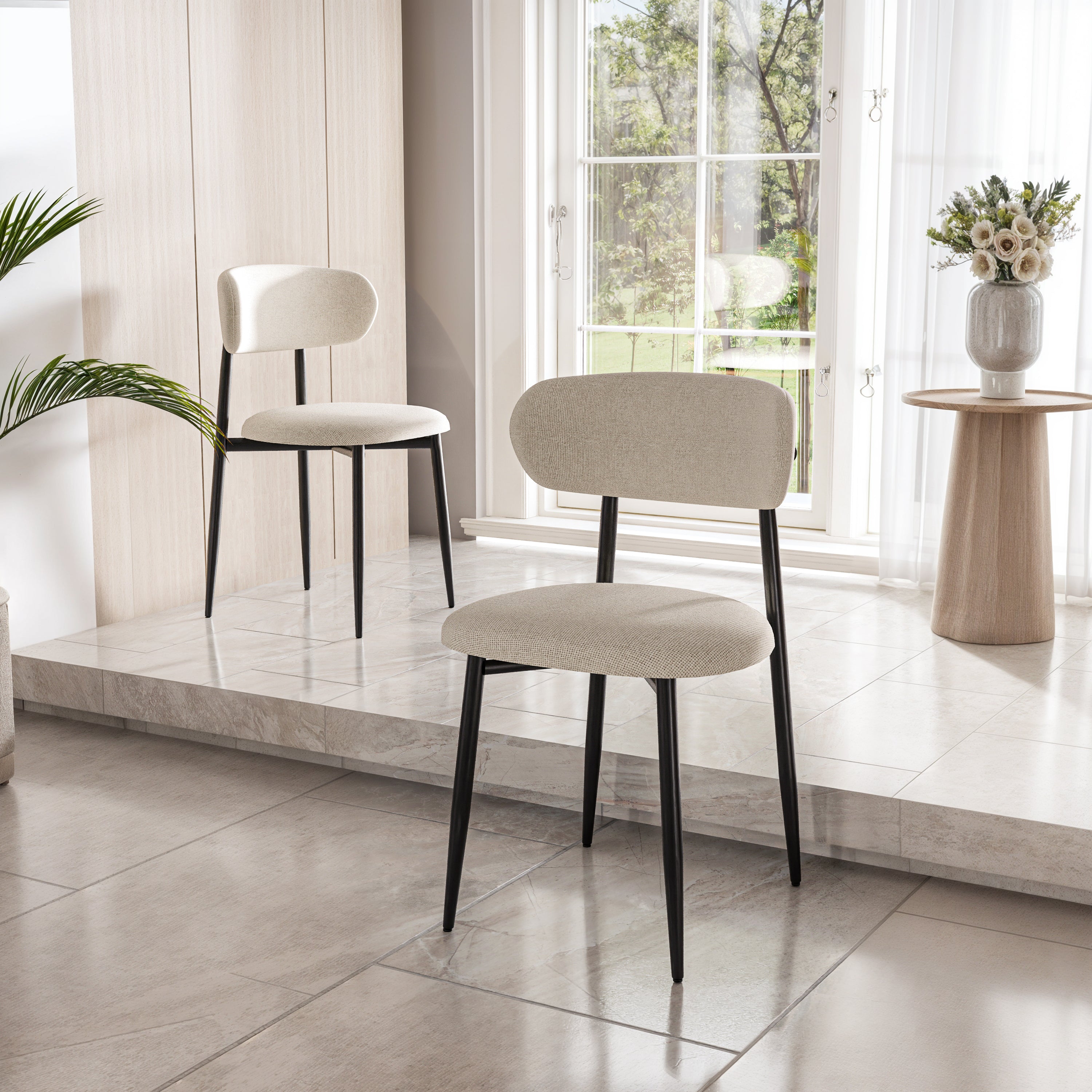 כסא לפינת אוכל דגם ורונה - צבע שחור