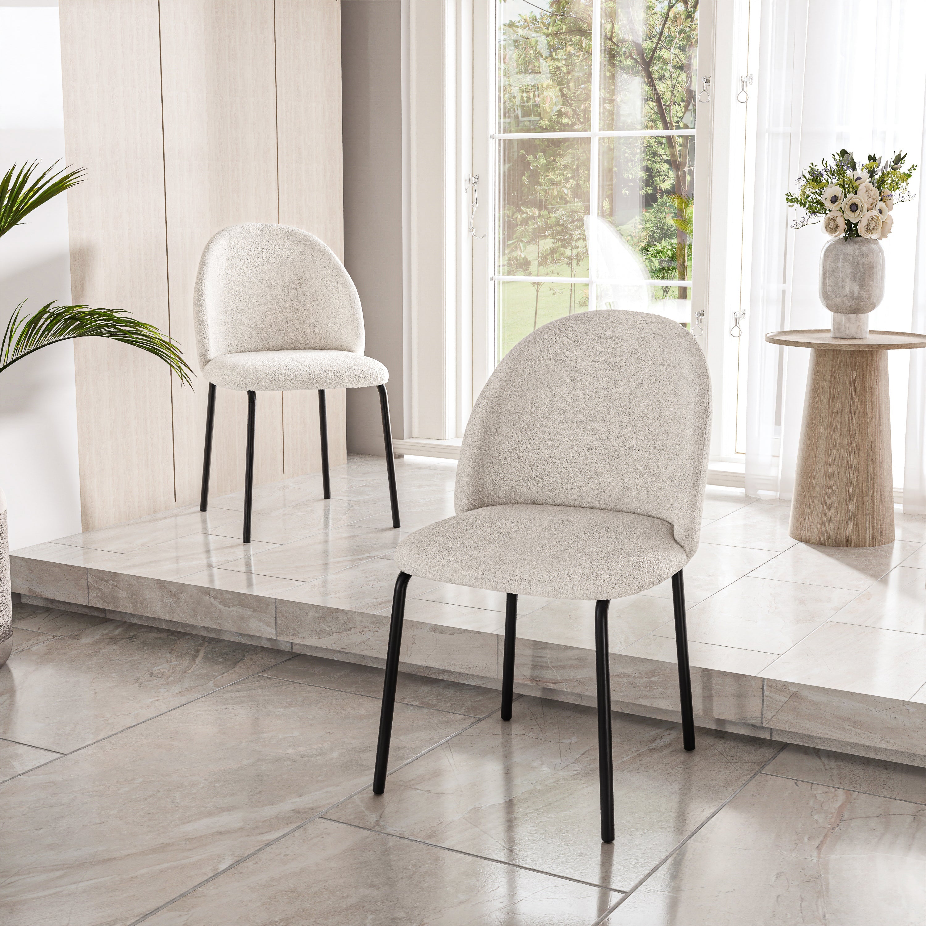 כסא לפינת אוכל דגם סיינה - צבע לבן