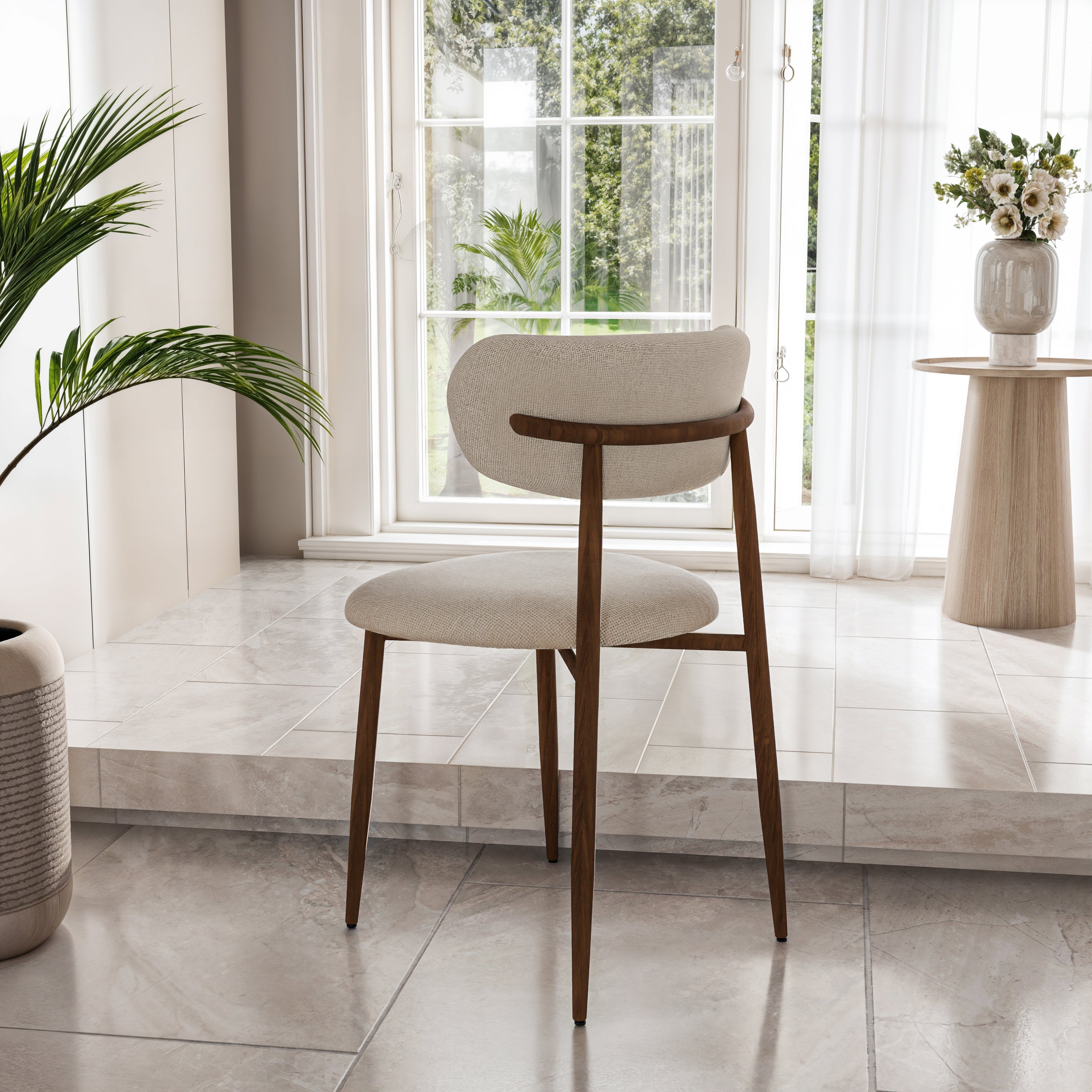 כסא לפינת אוכל דגם ורונה - צבע אגוז