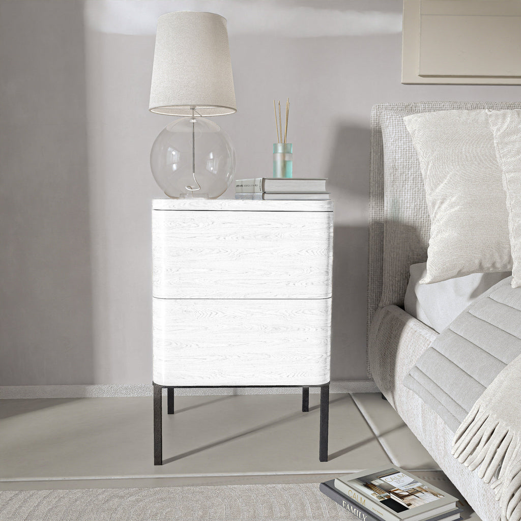 שידת לילה מודרנית לחדר שינה דגם ניס