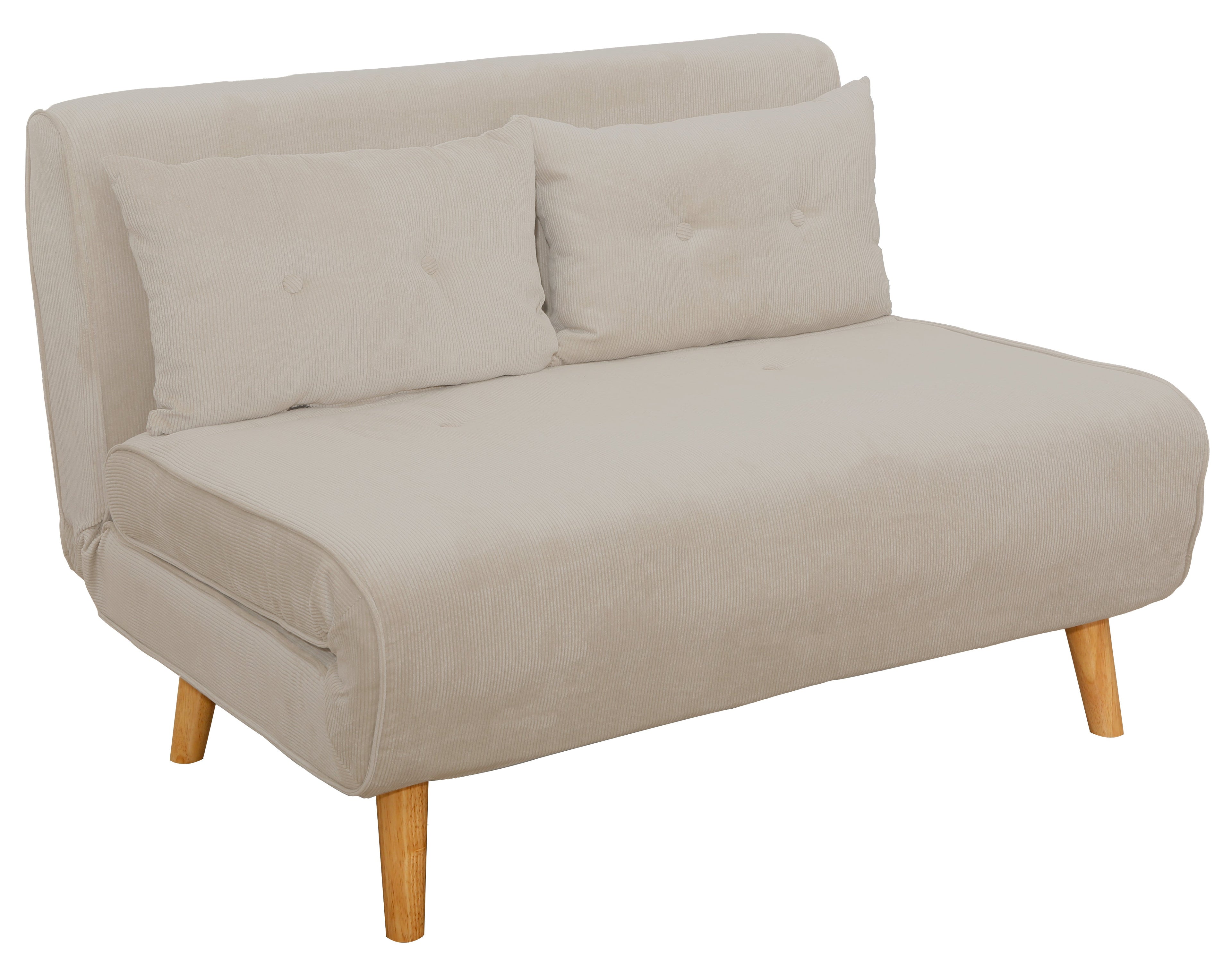 ספה נפתחת מעוצבת דגם אמור - צבע אפור בהיר