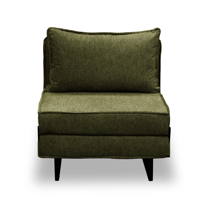 כורסה נפתחת למיטה מעוצבת דגם טולוז - צבע ירוק