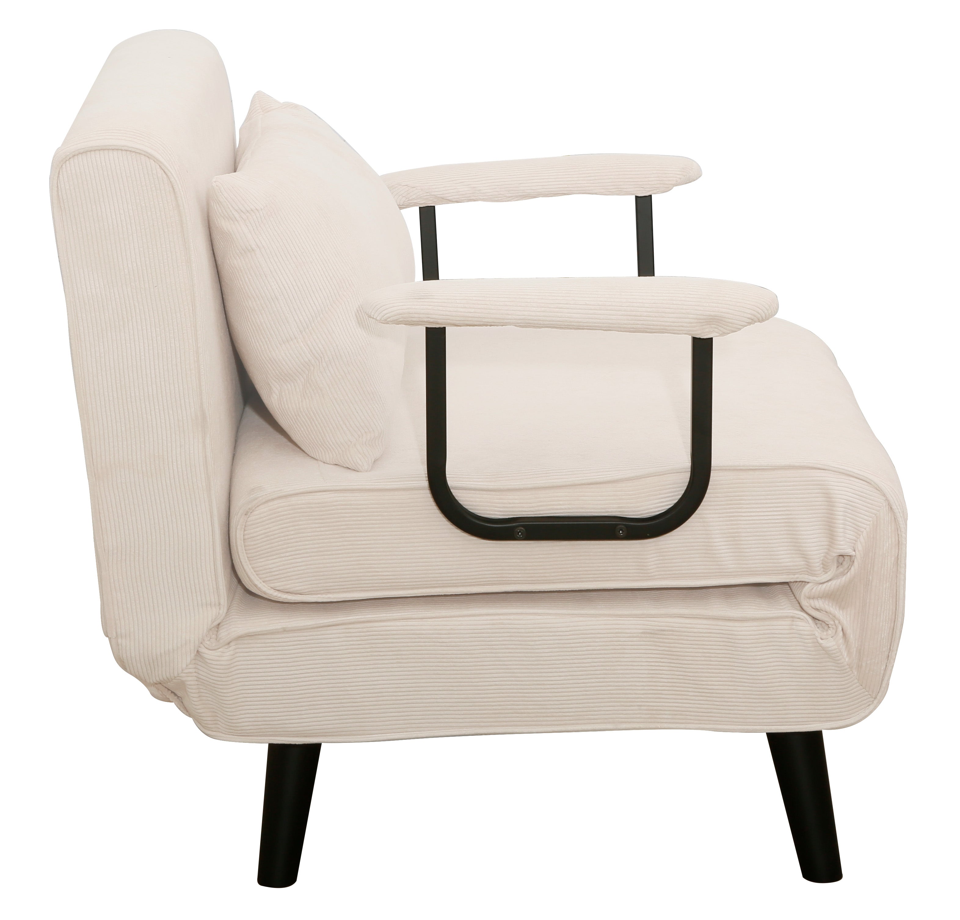 כורסה נפתחת למיטה מעוצבת דגם מילה - צבע בז'