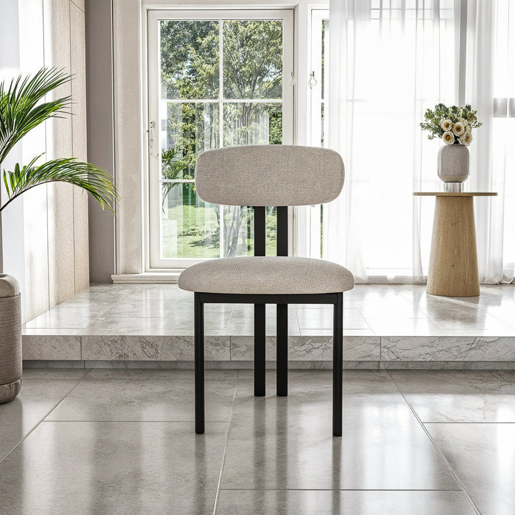 כסא לפינת אוכל דגם אמלפי - צבע שחור