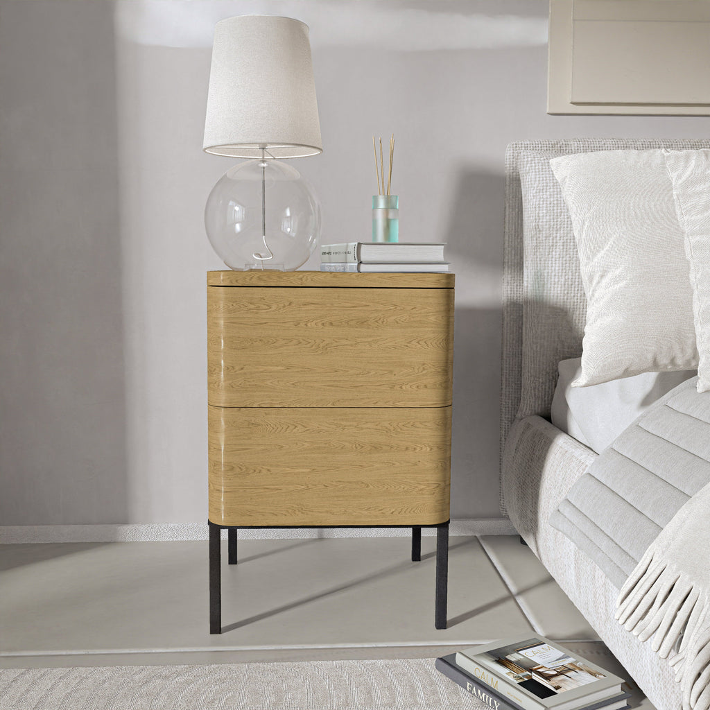 שידת לילה מודרנית לחדר שינה דגם ניס