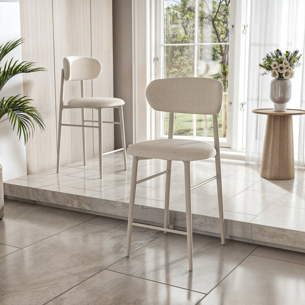 כסא בר מעוצב דגם ורונה - צבע קשמיר