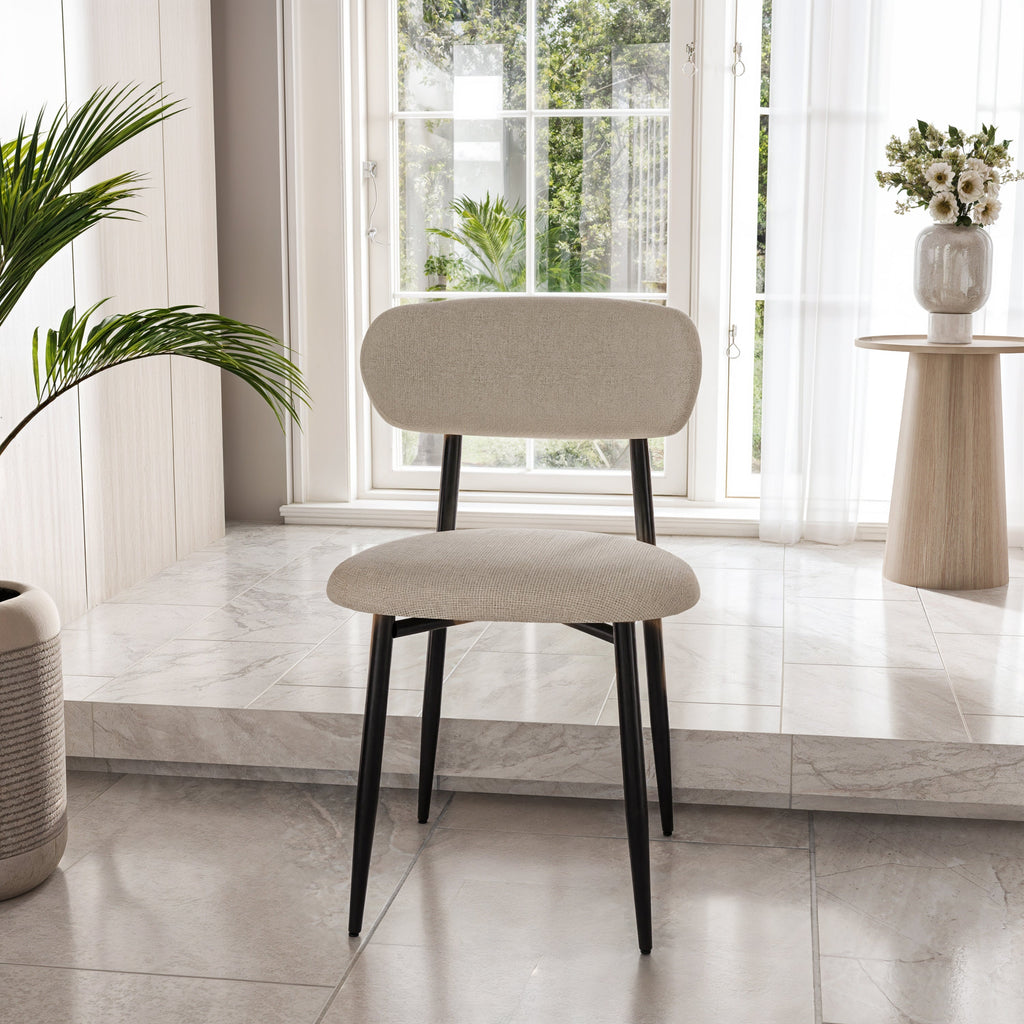 כסא לפינת אוכל דגם ורונה - צבע שחור