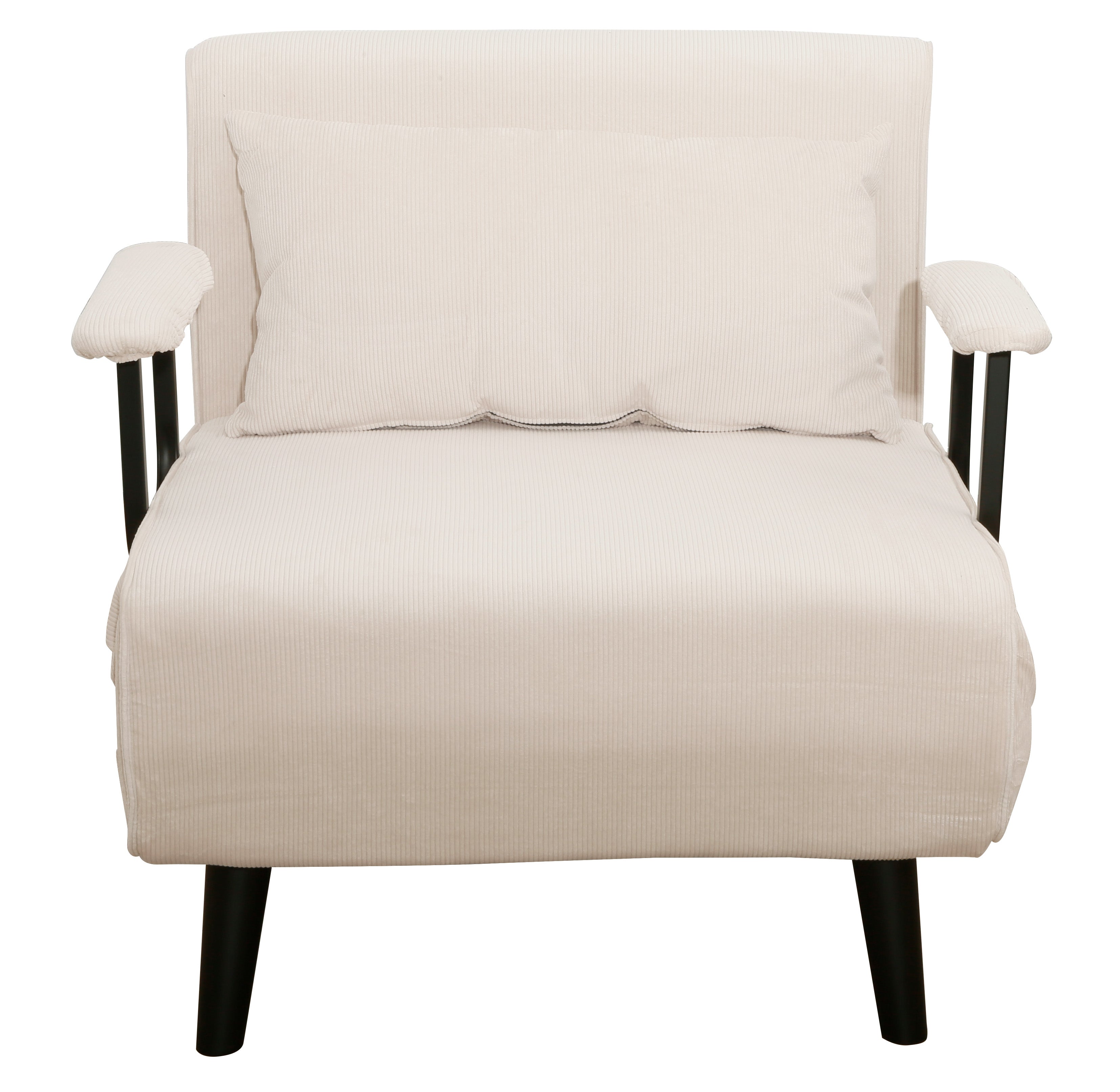 כורסה נפתחת למיטה מעוצבת דגם מילה - צבע בז'