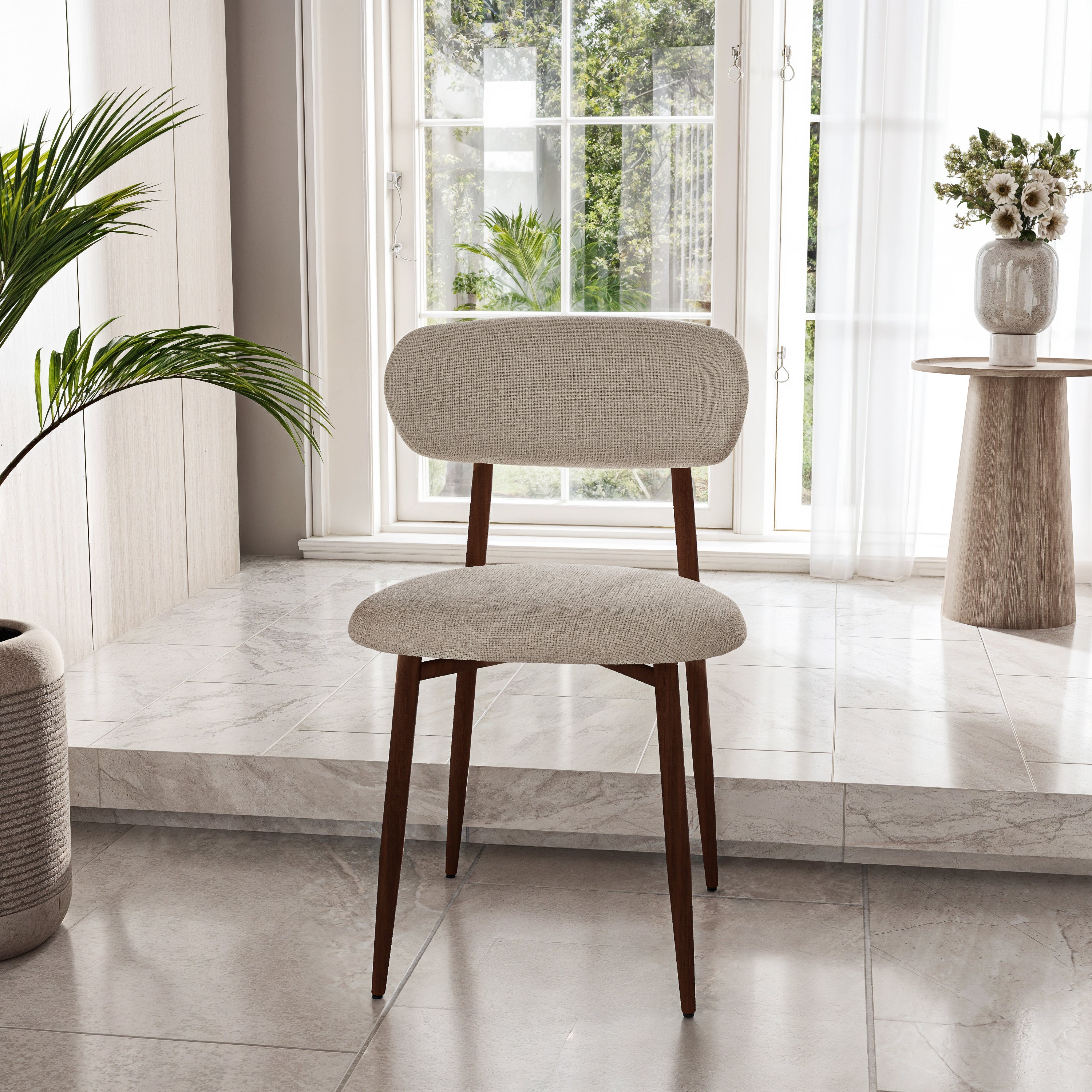 כסא לפינת אוכל דגם ורונה - צבע אגוז