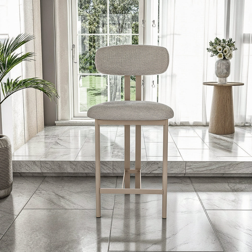 כסא בר דגם אמלפי - צבע קשמיר