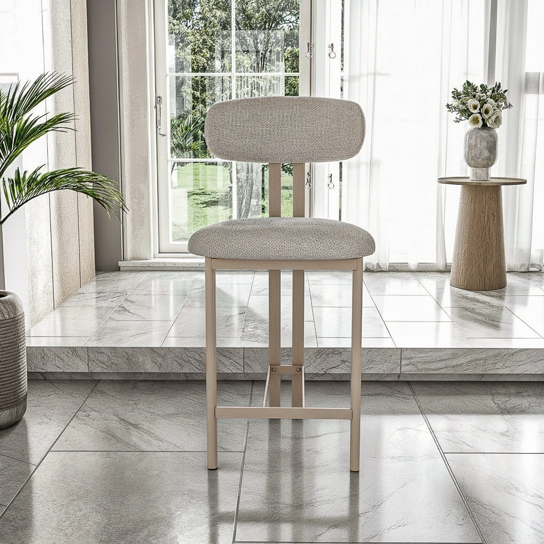 כסא בר דגם אמלפי - צבע קשמיר