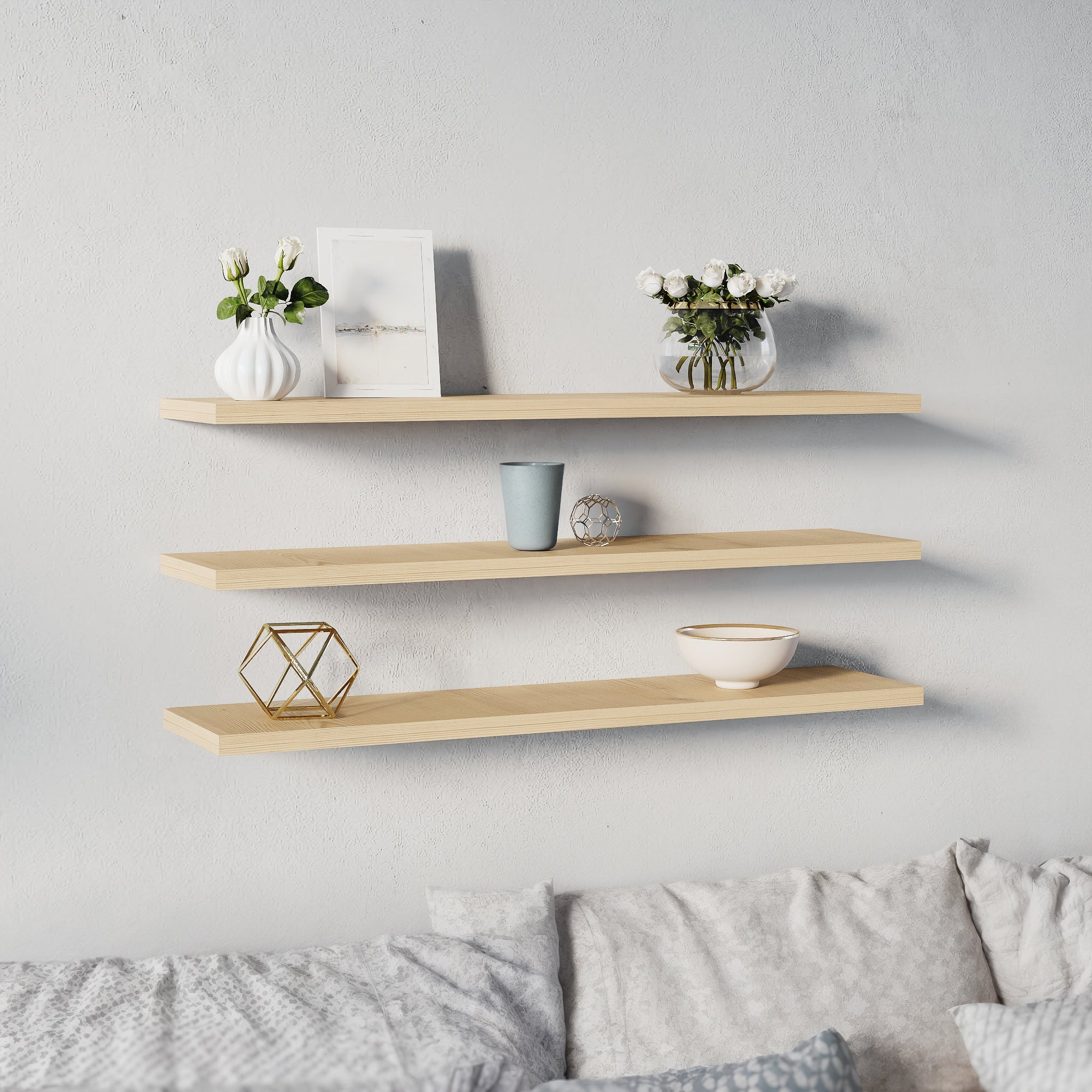 סט 3 מדפי תלייה דגם PILOT אלון