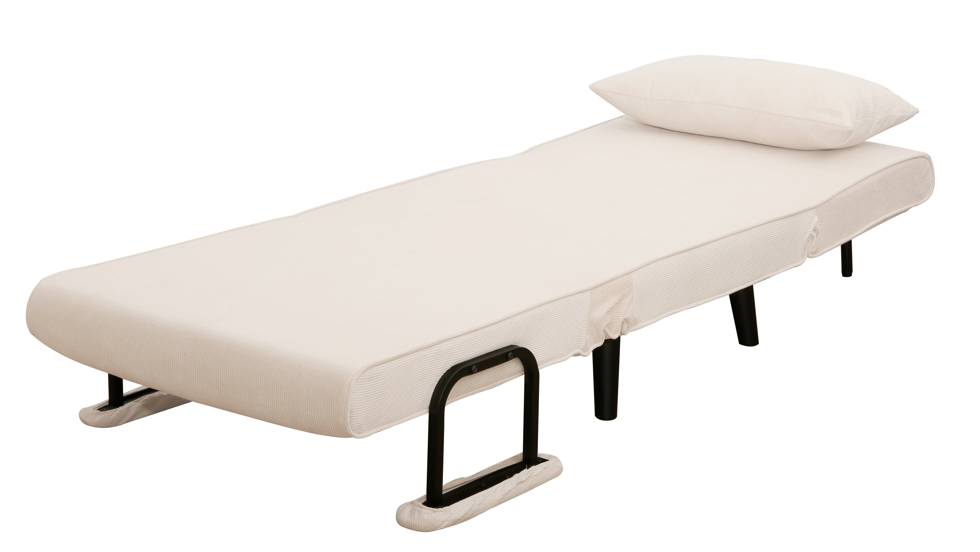 כורסה נפתחת למיטה מעוצבת דגם מילה - צבע בז'