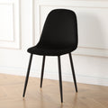 סט 4 כסאות לפינת אוכל - דגם טוסקנה שחור סט 4 כסאות