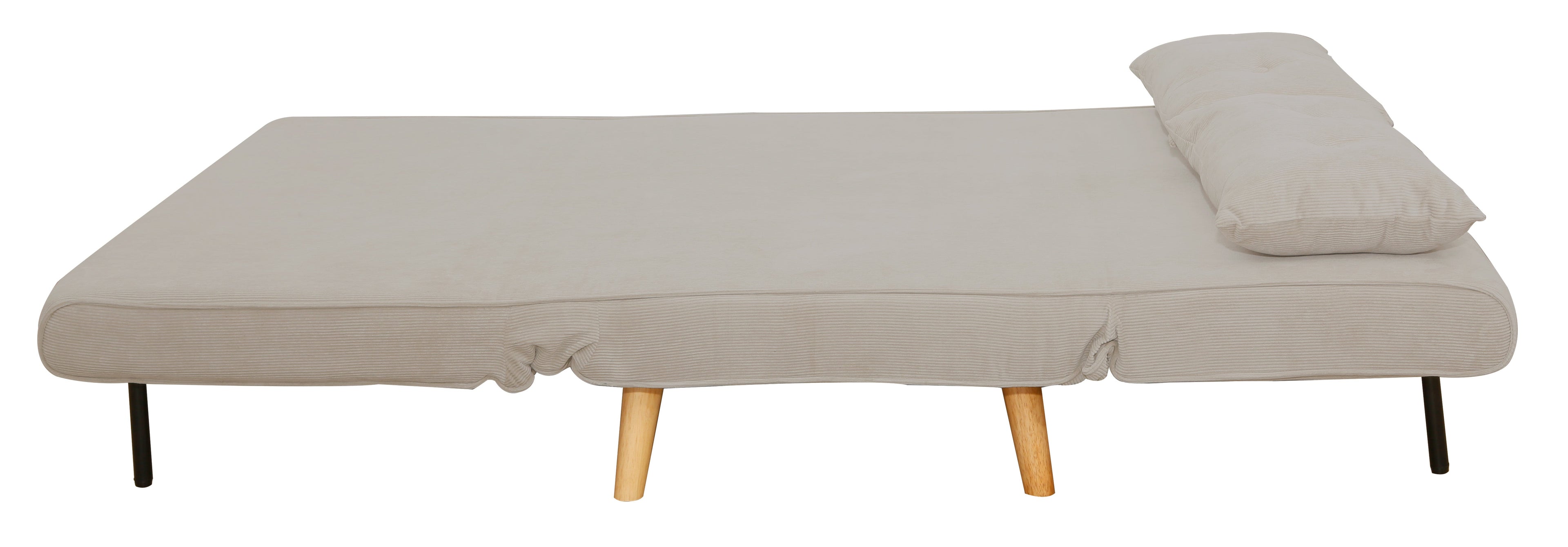 ספה נפתחת מעוצבת דגם אמור - צבע אפור בהיר