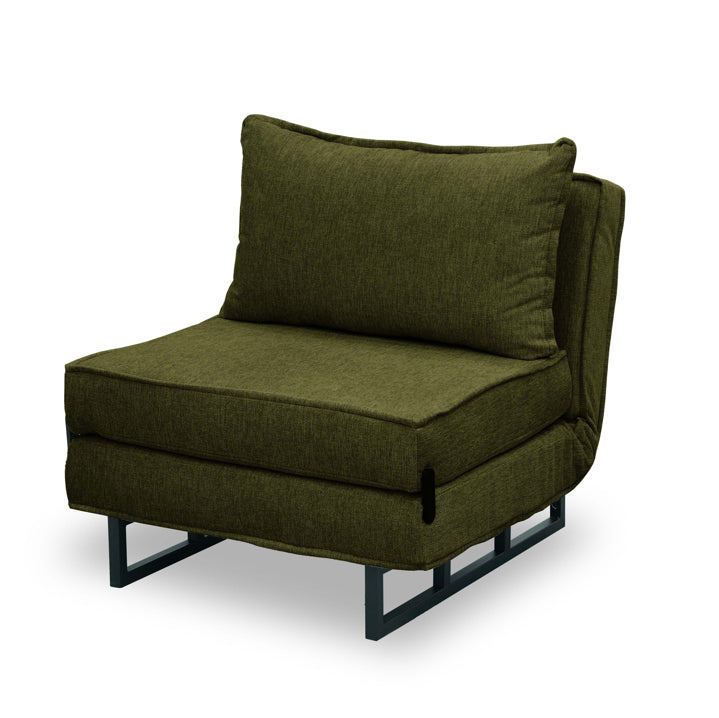 כורסה נפתחת למיטה מעוצבת דגם טולוז - צבע ירוק