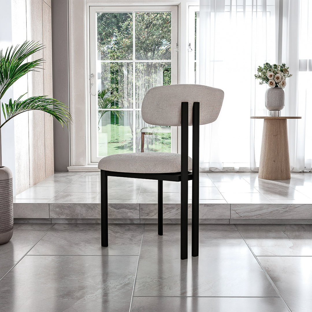 כסא לפינת אוכל דגם אמלפי - צבע שחור