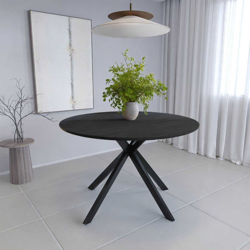 שולחן פינת אוכל מודרני דגם וינה - צבע שחור