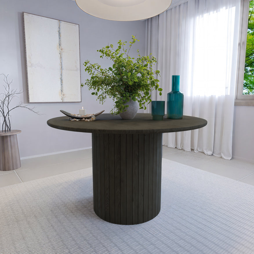 שולחן פינת אוכל מודרני דגם קורפו - צבע שחור