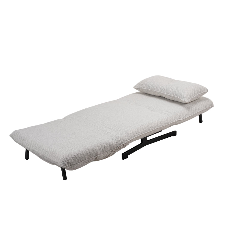 כורסה נפתחת מעוצבת דגם סוהו - צבע אפור בז