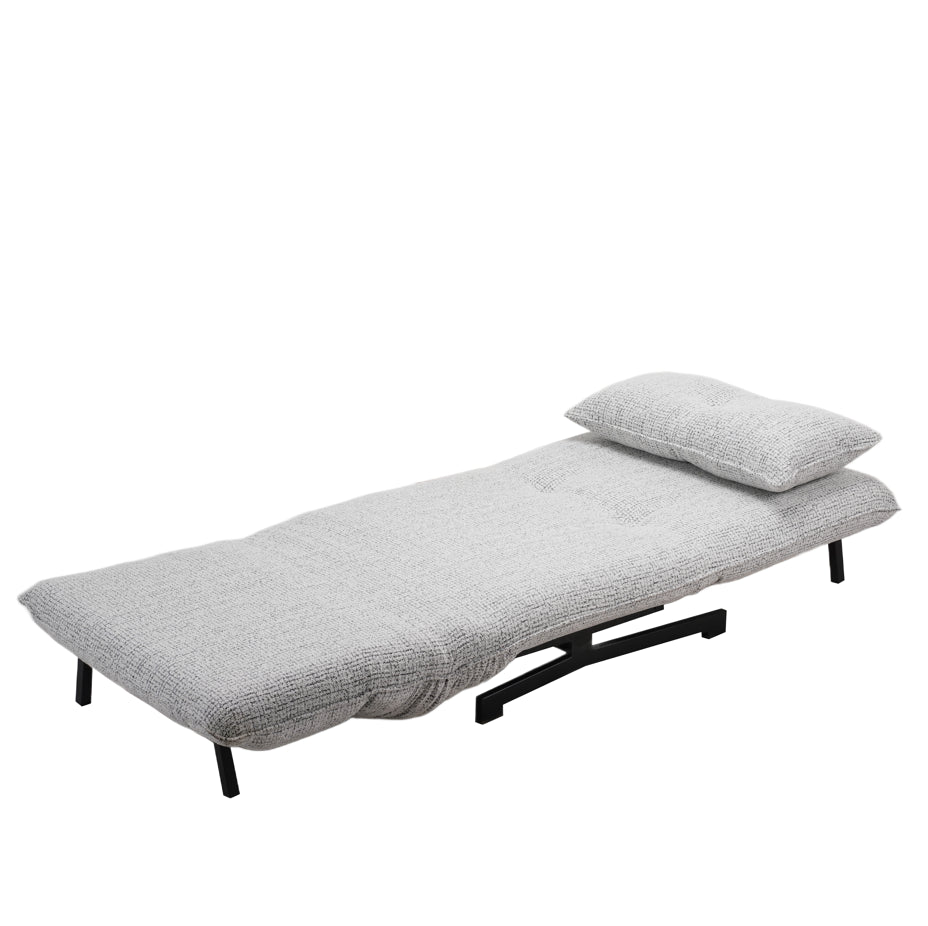 כורסה נפתחת מעוצבת דגם סוהו - צבע אפור בהיר