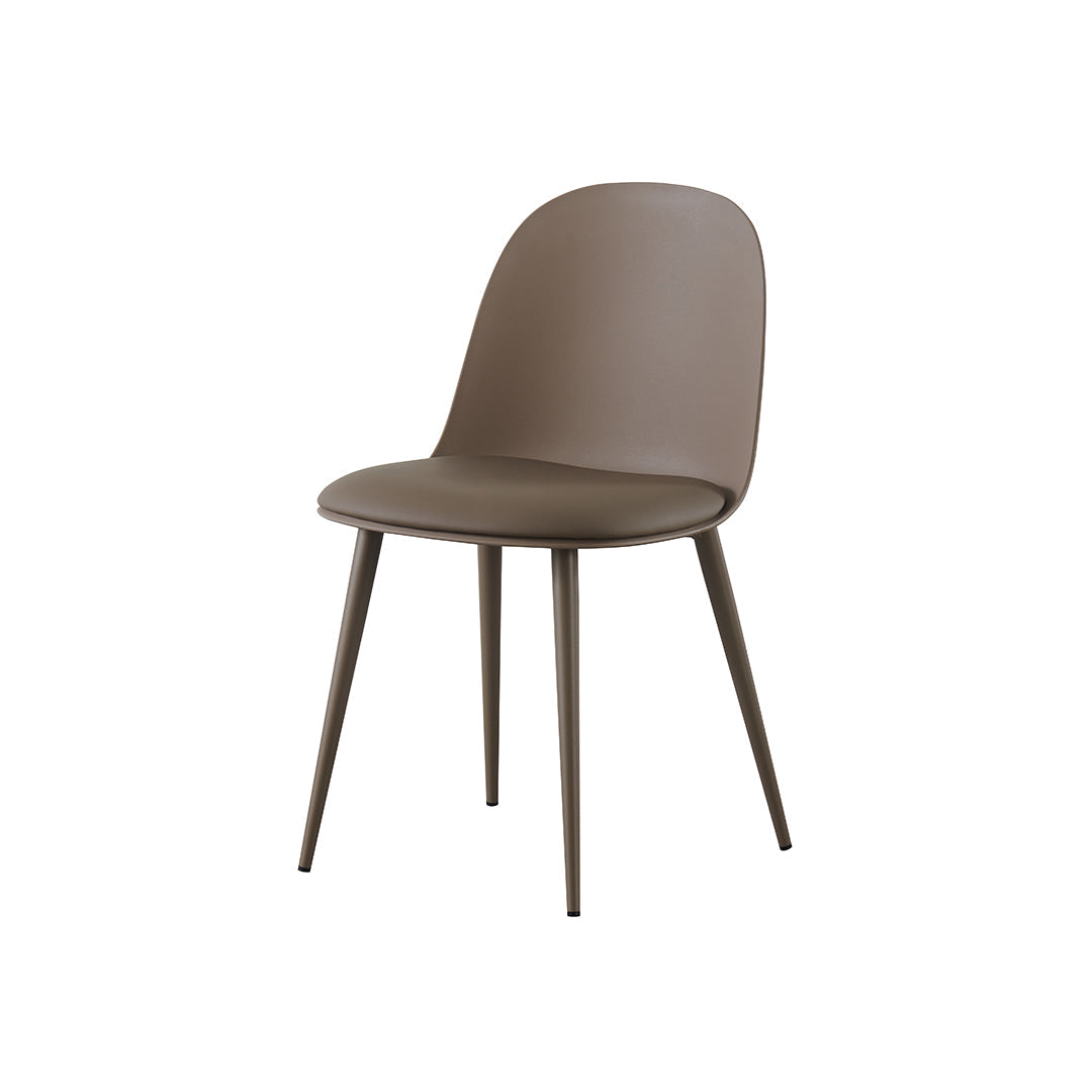 סט 4 כסאות לפינת אוכל - דגם שקד חום בהיר סט 4 כסאות