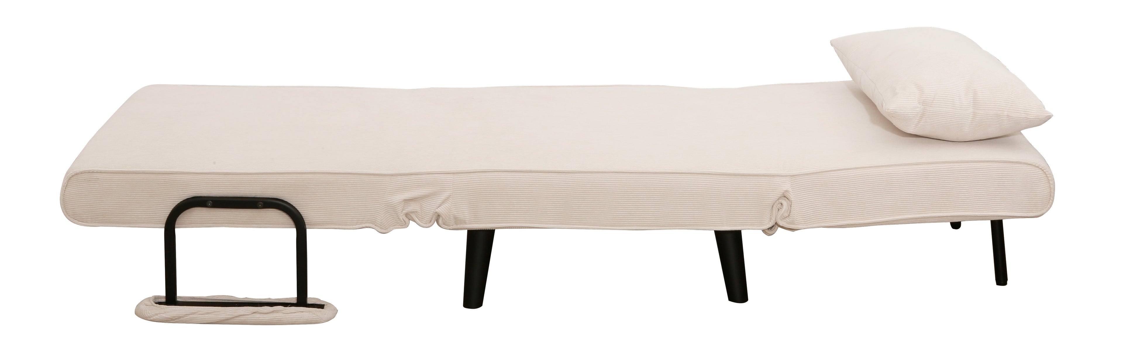 כורסה נפתחת למיטה מעוצבת דגם מילה - צבע בז'