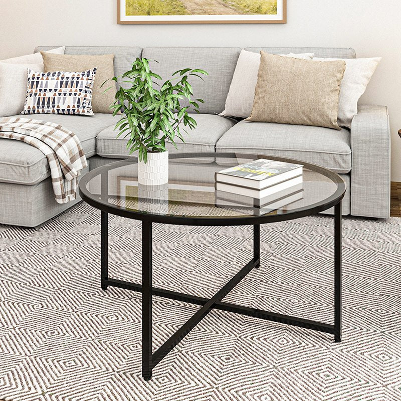 שולחן זכוכית מודרני מעוצב לסלון - דגם לורן