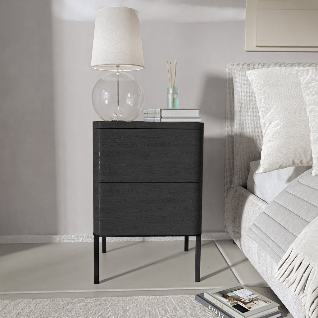 שידת לילה מודרנית לחדר שינה דגם ניס