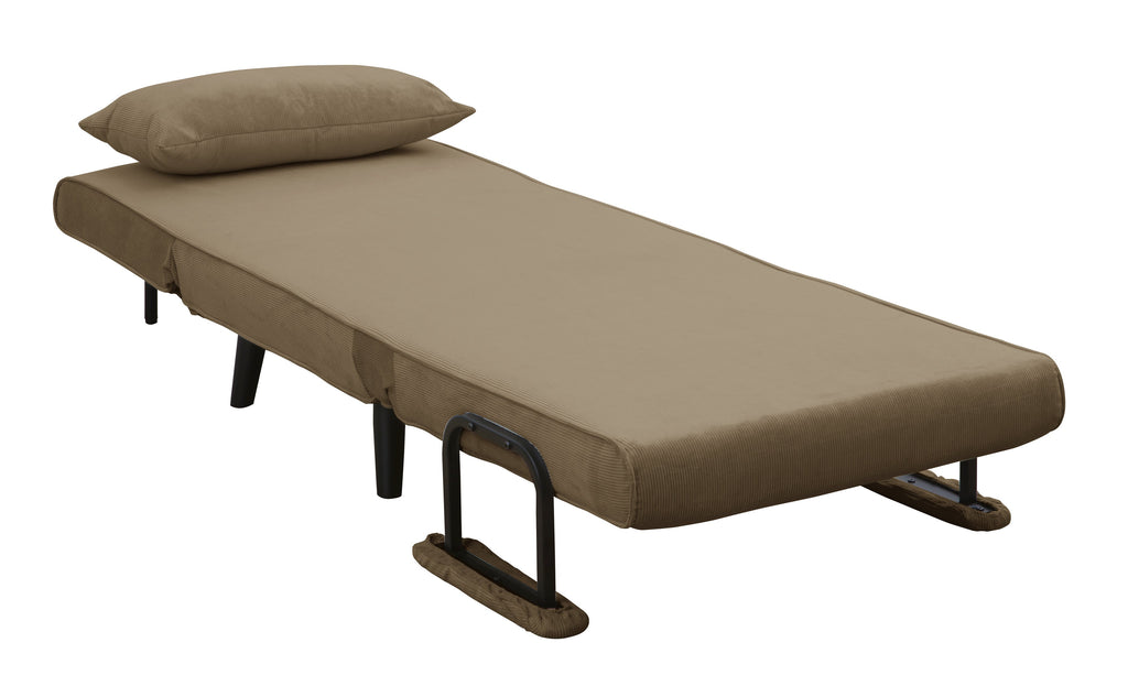 כורסה נפתחת למיטה מעוצבת דגם מילה - צבע חום