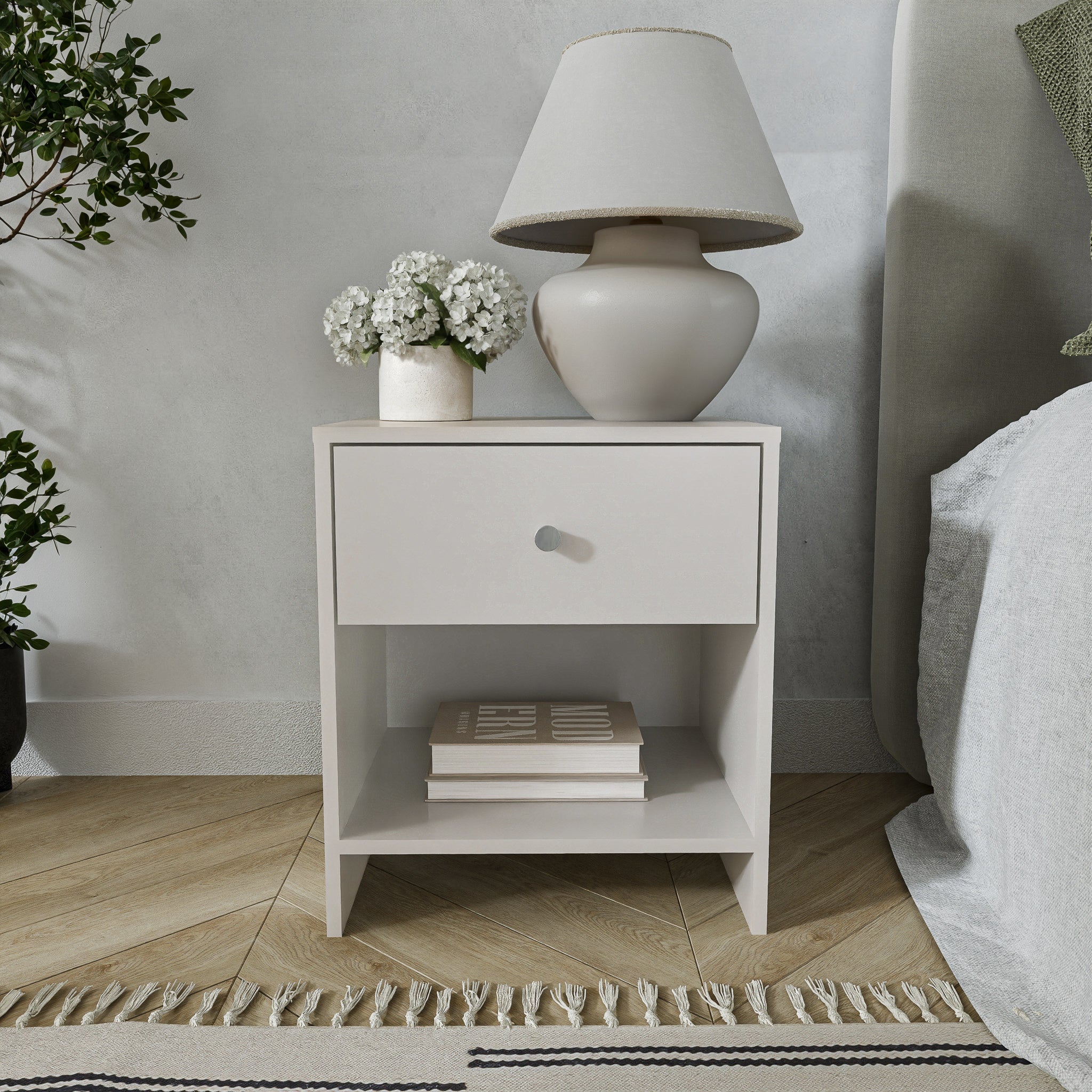 שידת לילה מודרנית לחדר שינה דגם סלין