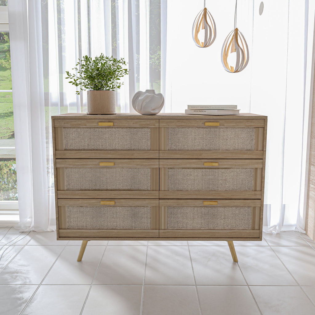 קומודה \ שידת אחסון 6 מגירות דגם איימי