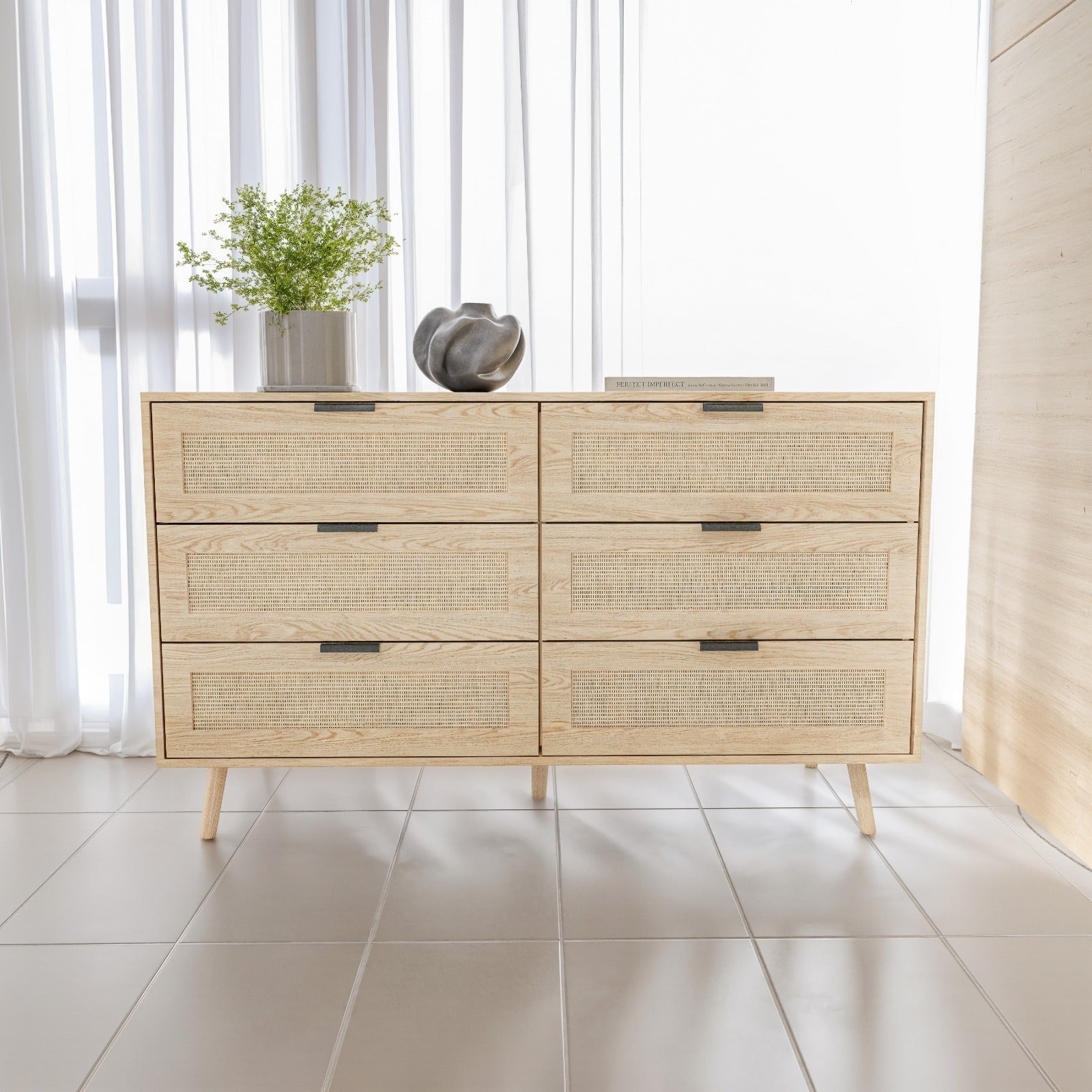 קומודה \ שידת אחסון 6 מגירות דגם אריאל