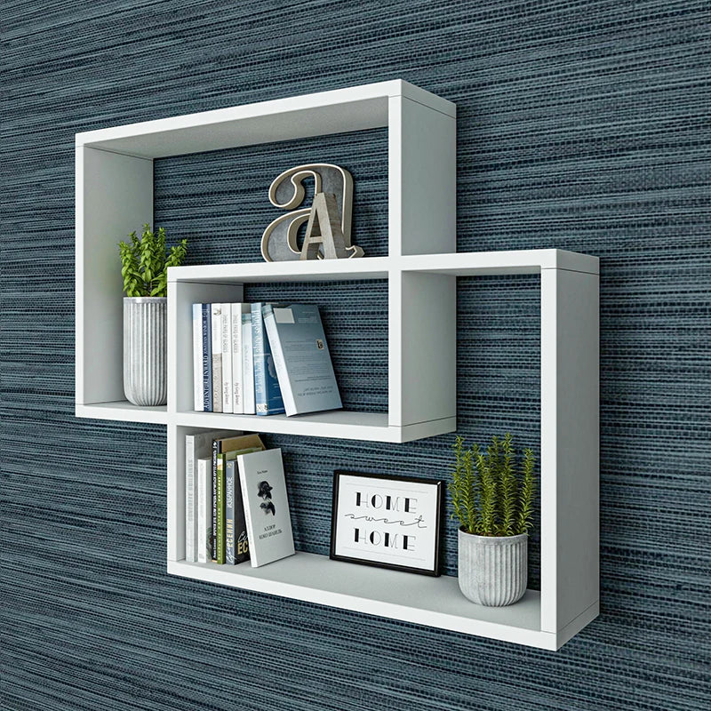 מדף תלייה דגם NOVA לבן