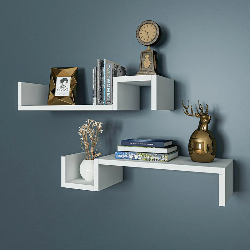 מדף תלייה דגם TINOS לבן